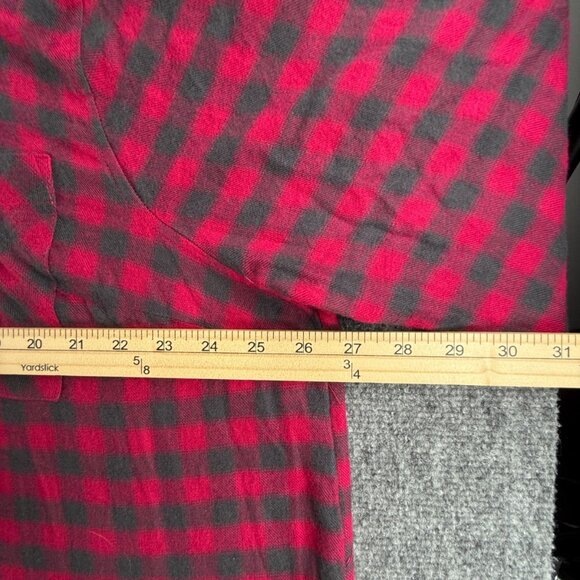 NWT Torrid Lizzie Brushed Rayon Acrylic Tunic Flannel Plaid Periscope Size 2 - Picture 7 of 16